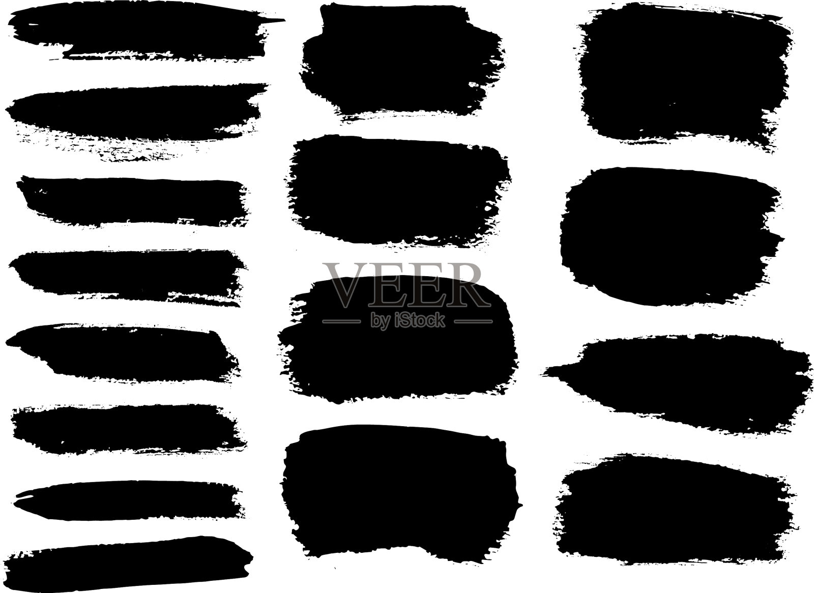 一套手绘垃圾元素插画图片素材