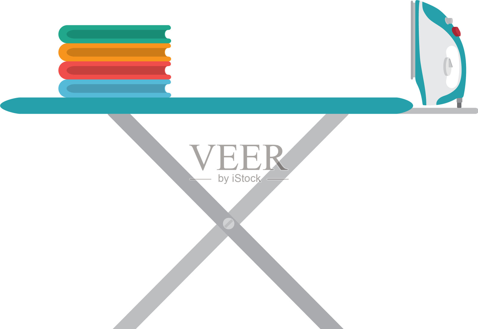 熨衣板洗衣服务设计元素图片