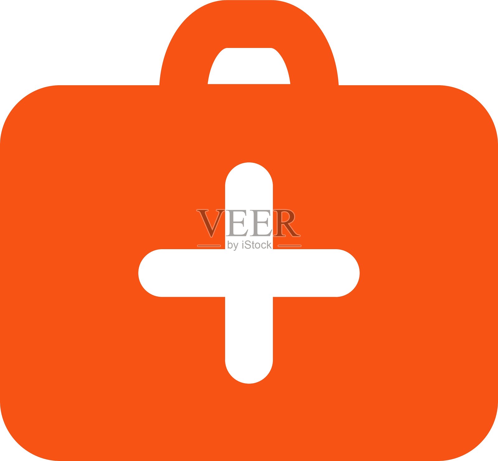 急救箱平面图标图标素材