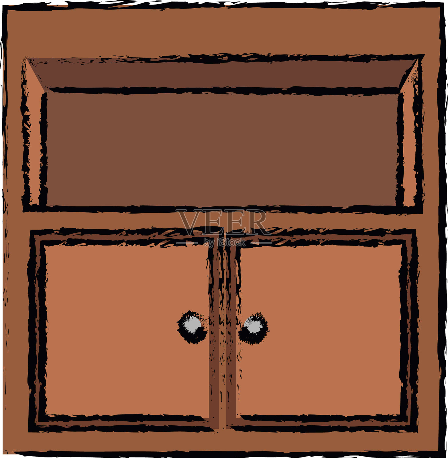 床头柜、桌子、抽屉内部一片插画图片素材