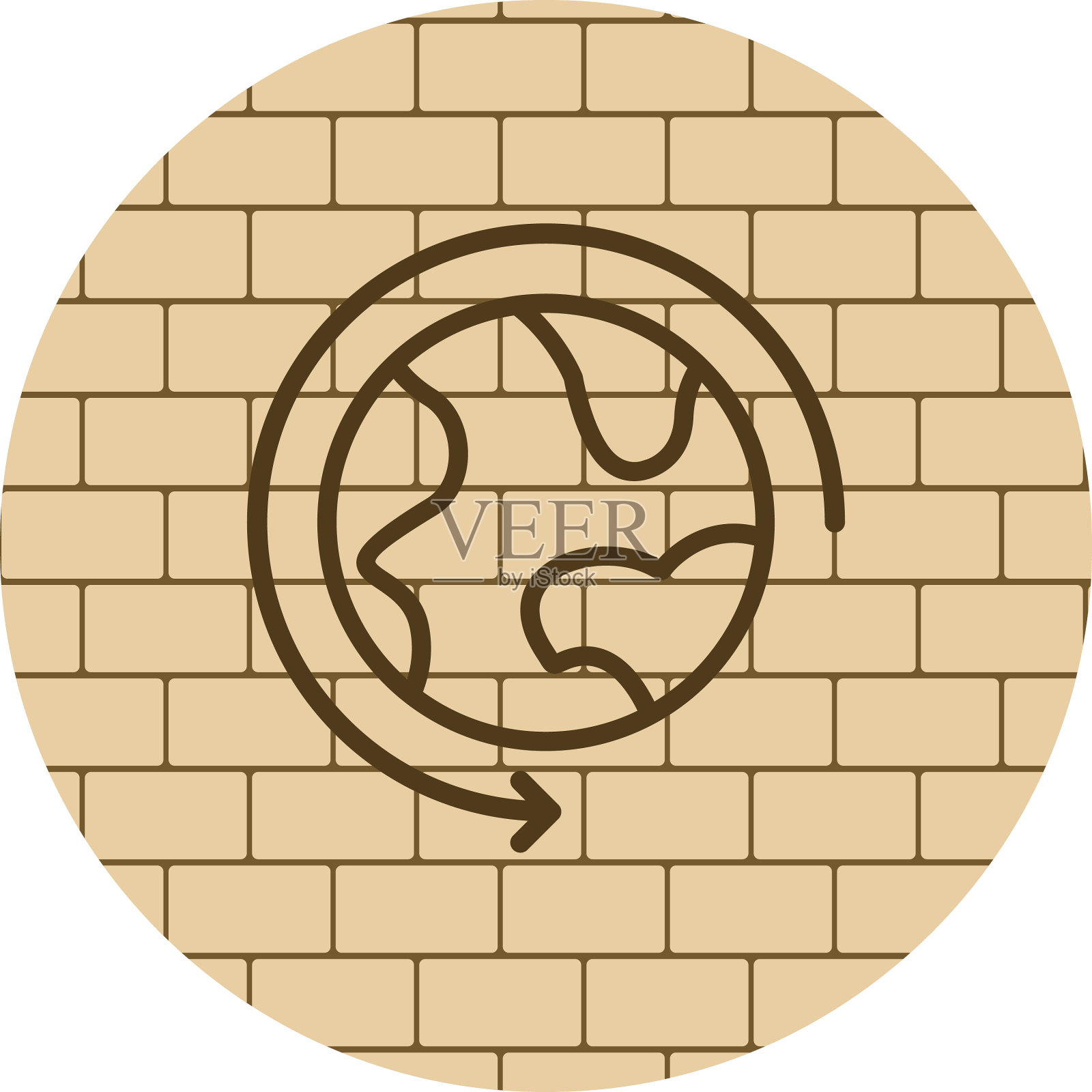 环球偶像插画图片素材