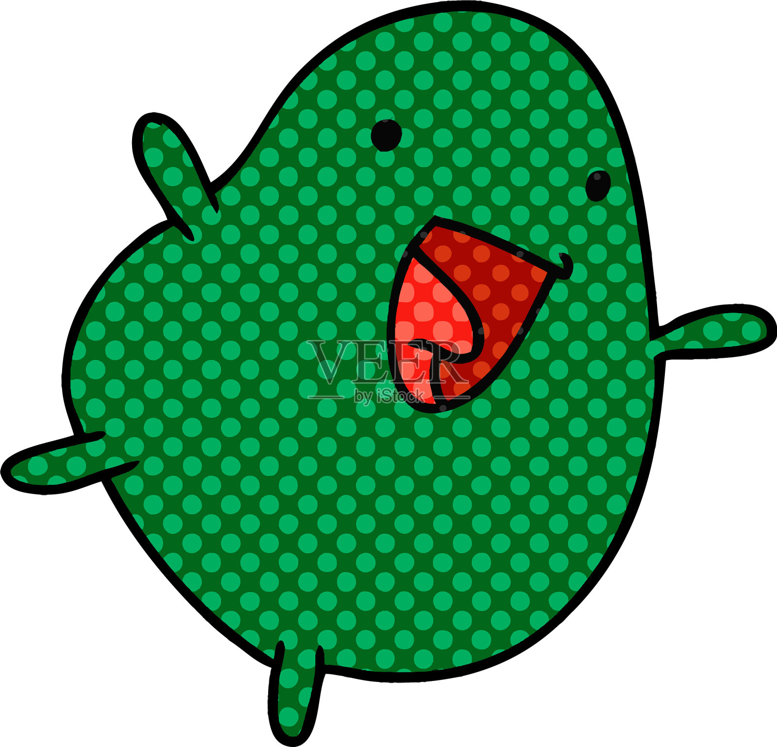 卡通卡哇伊可爱的快乐豆设计元素图片