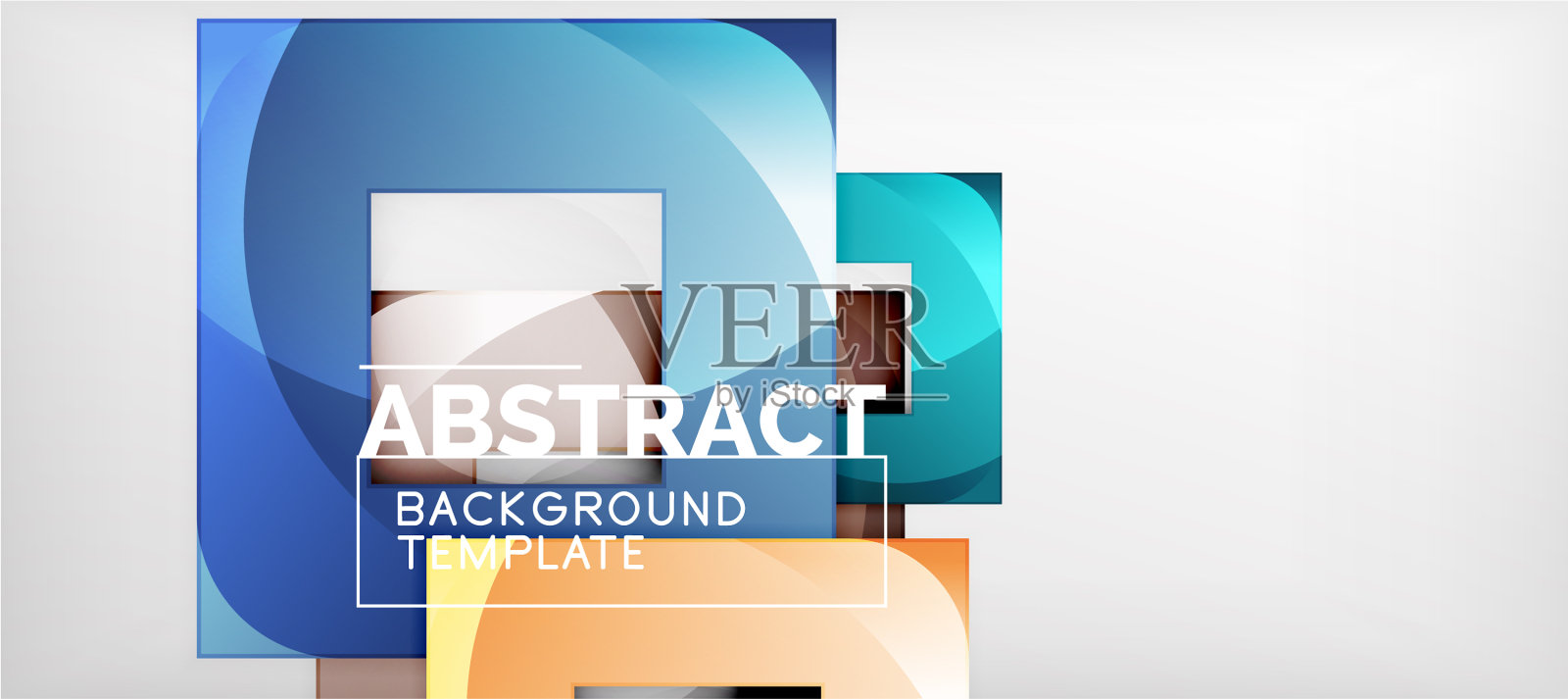 抽象方块可以使用几何背景插画图片素材