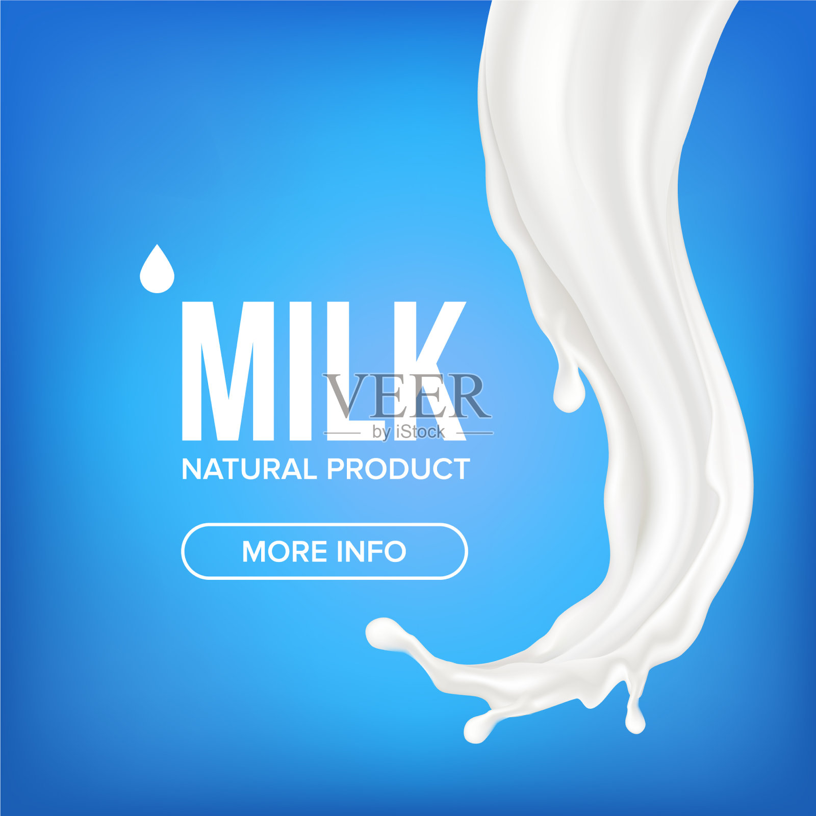 牛奶飞溅运动飞溅早餐插画图片素材