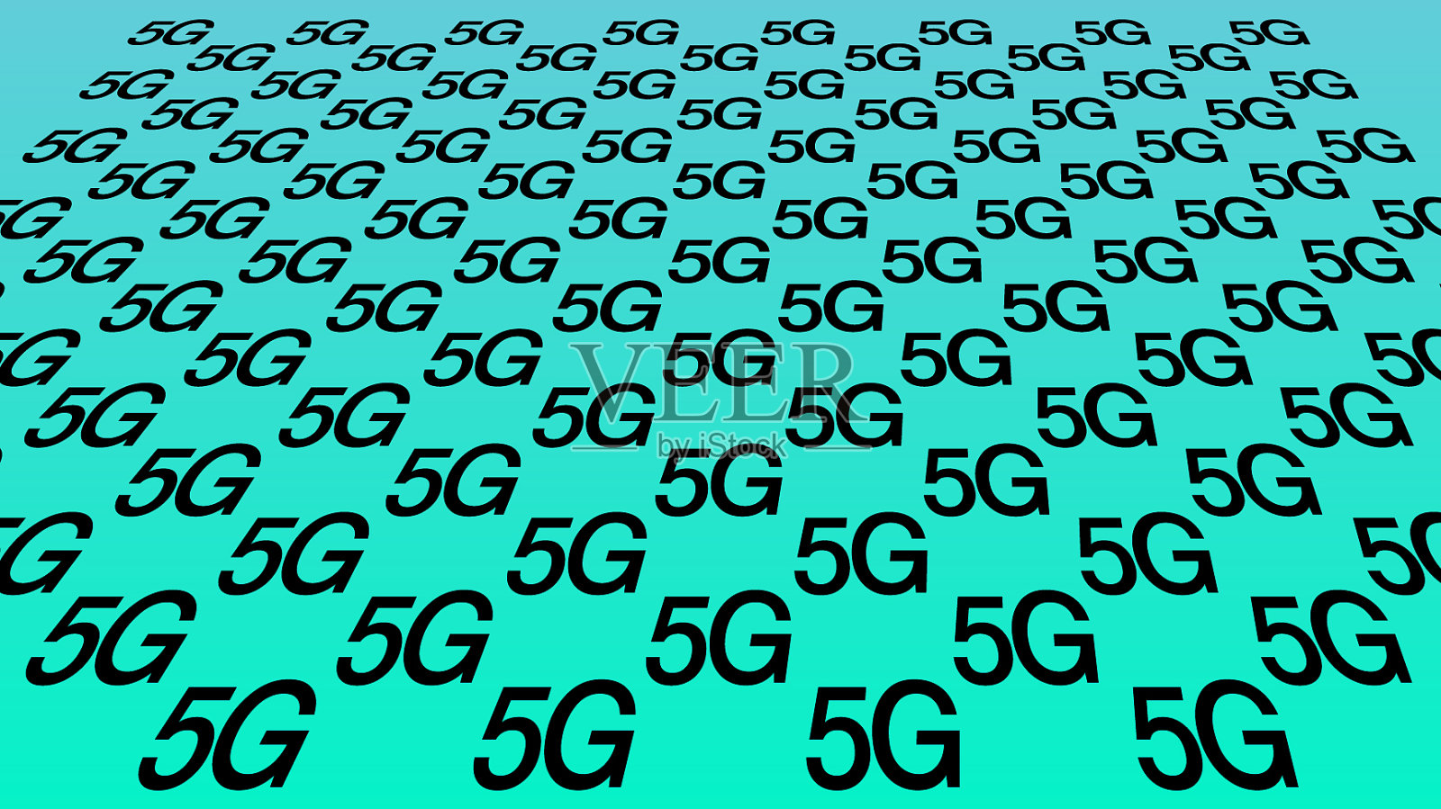 新一代全球网络符号5g插画图片素材
