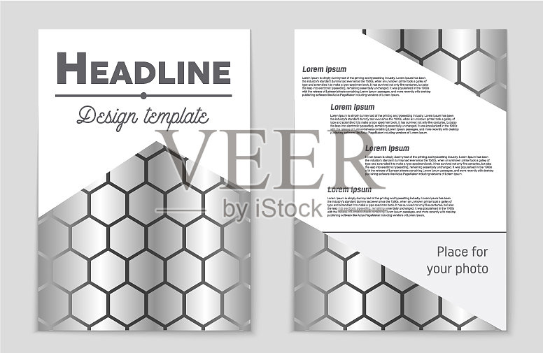 抽象布局的艺术背景设置插画图片素材