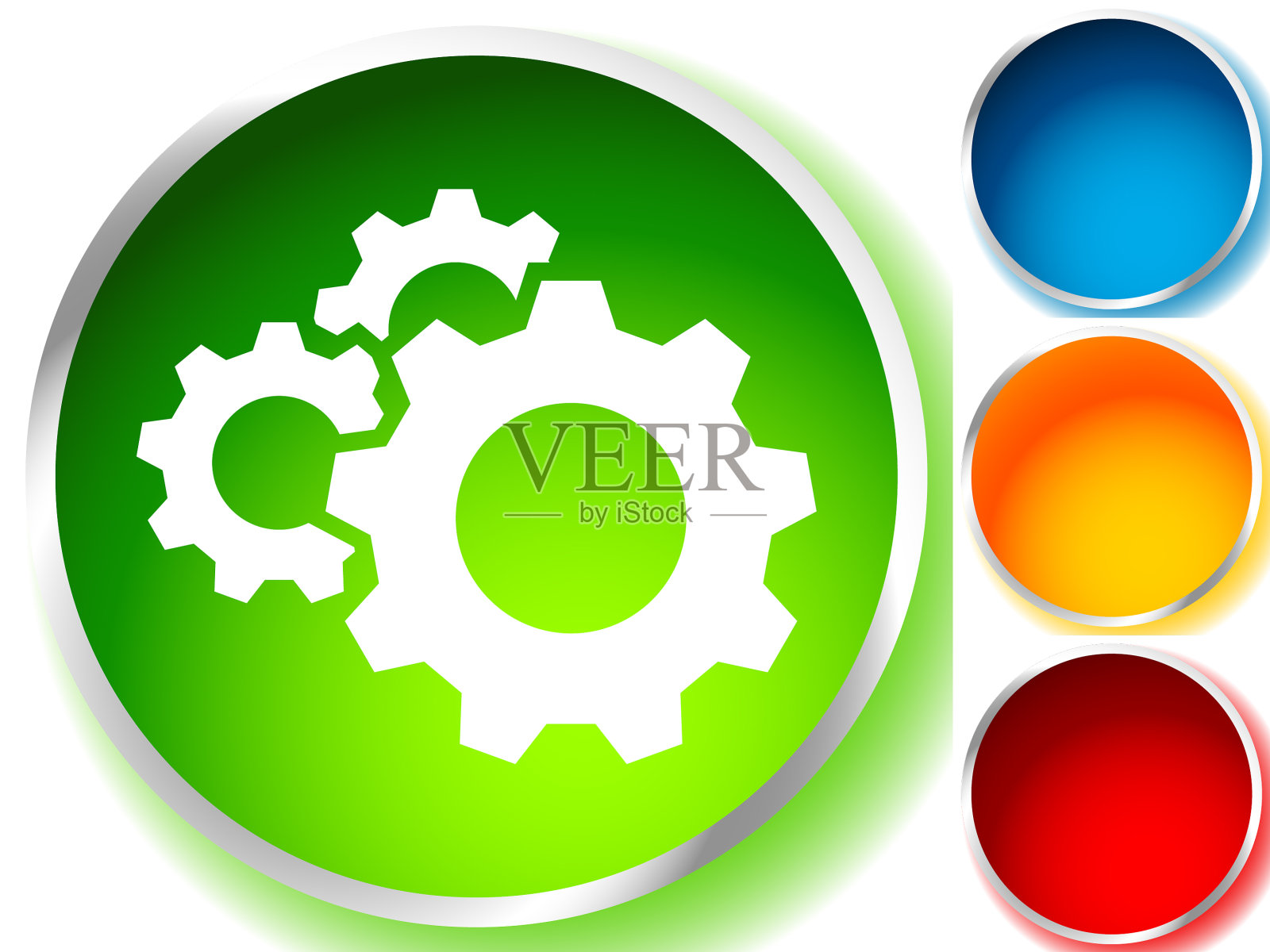 齿轮齿轮图标维修保养机制图标素材