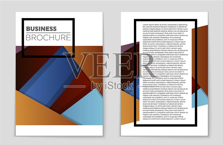 抽象布局的艺术背景设置插画图片素材