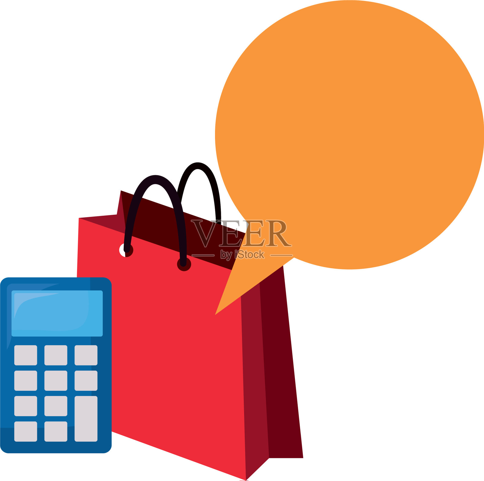 网上购物市场插画图片素材