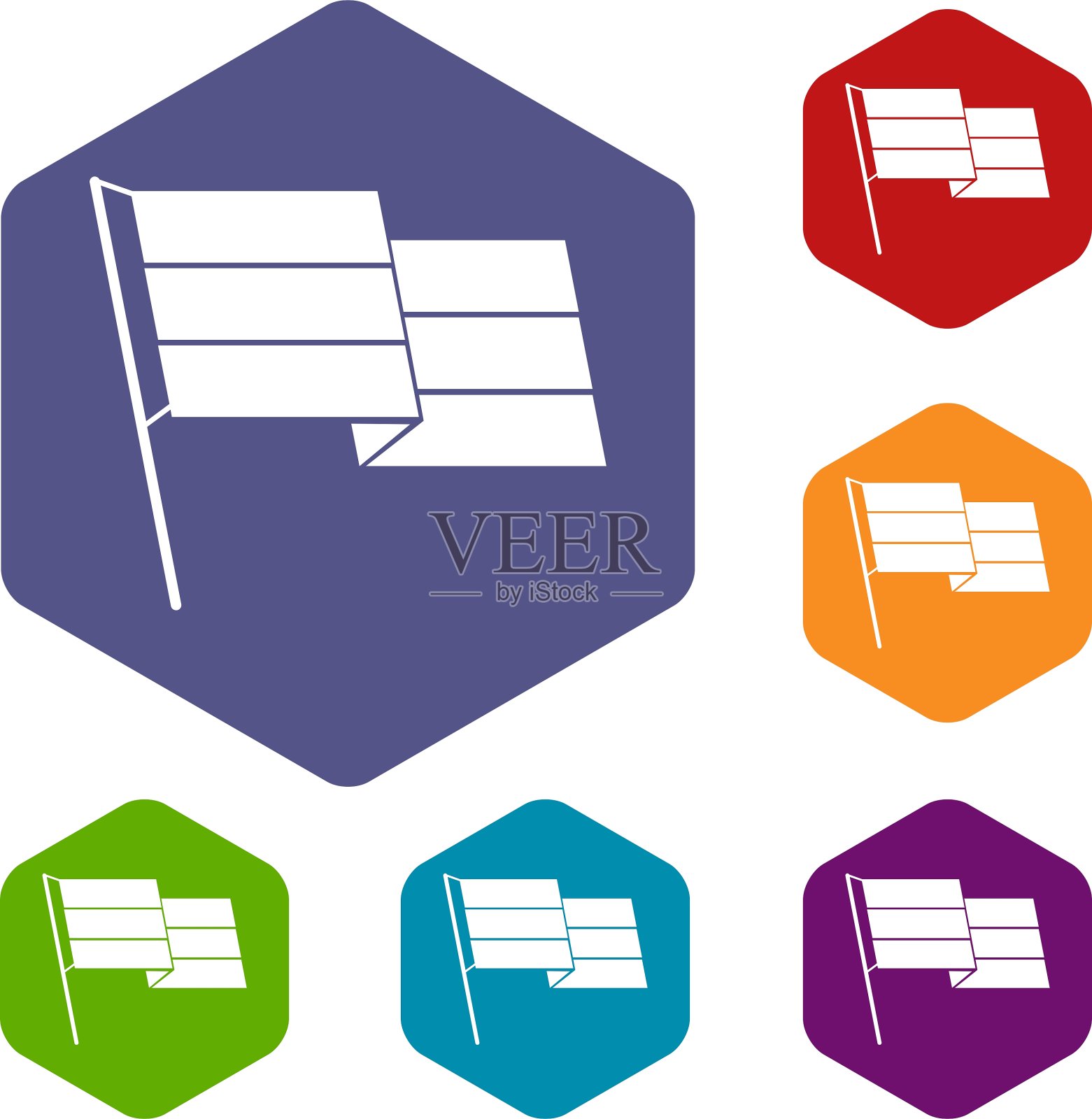 国旗图标设置图标素材