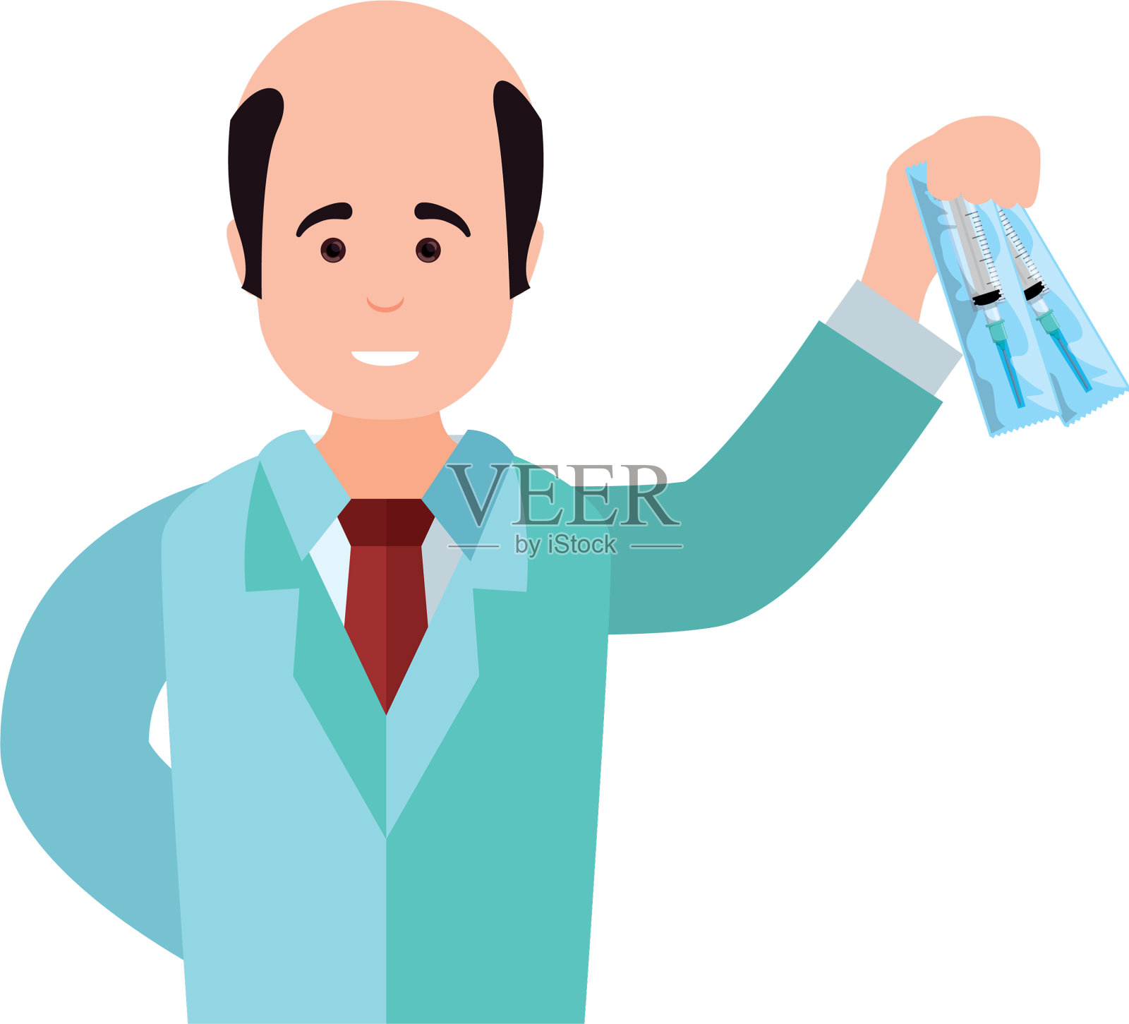 医生头像角色图标设计元素图片