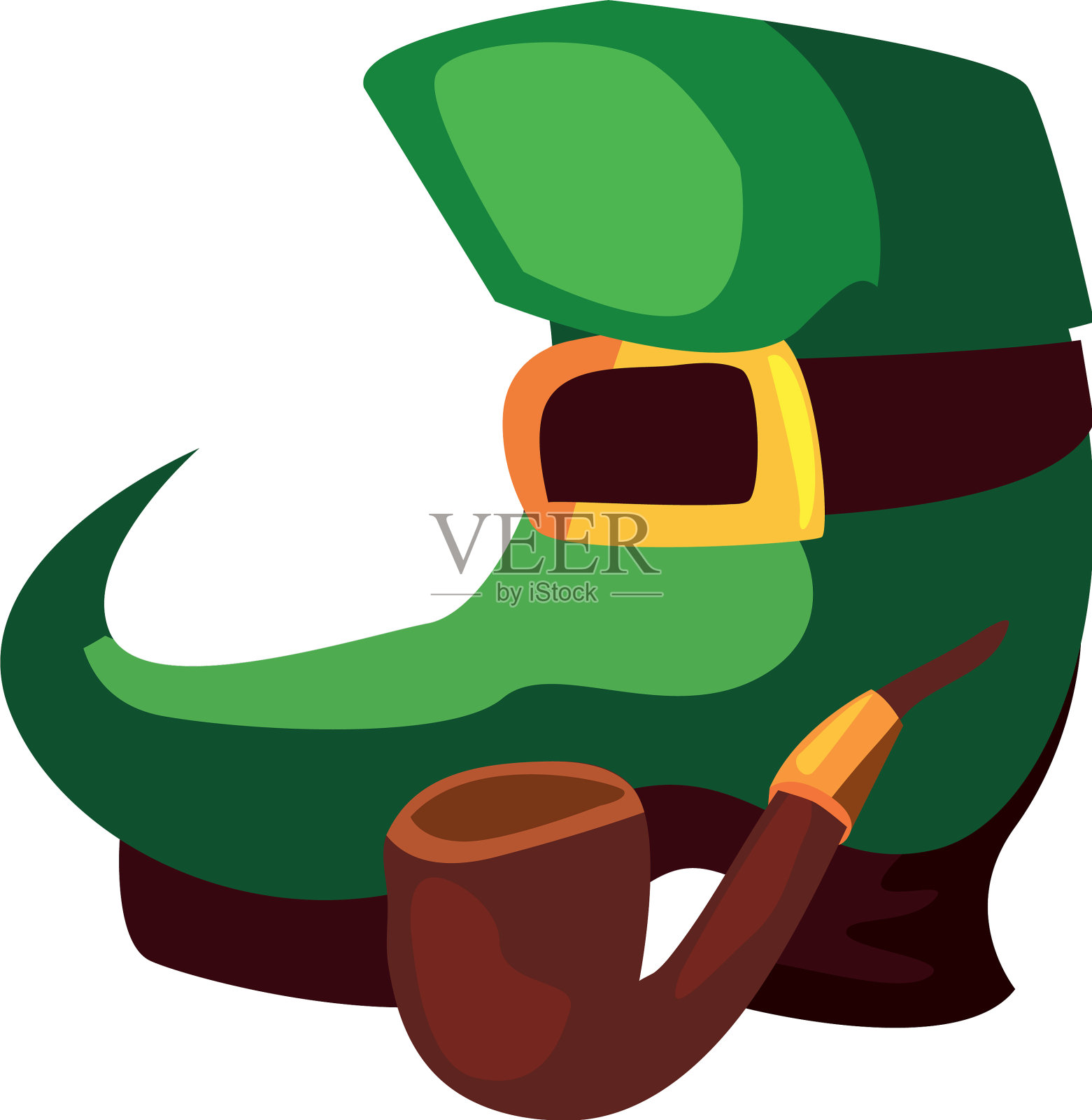 圣帕特里克节快乐设计元素图片