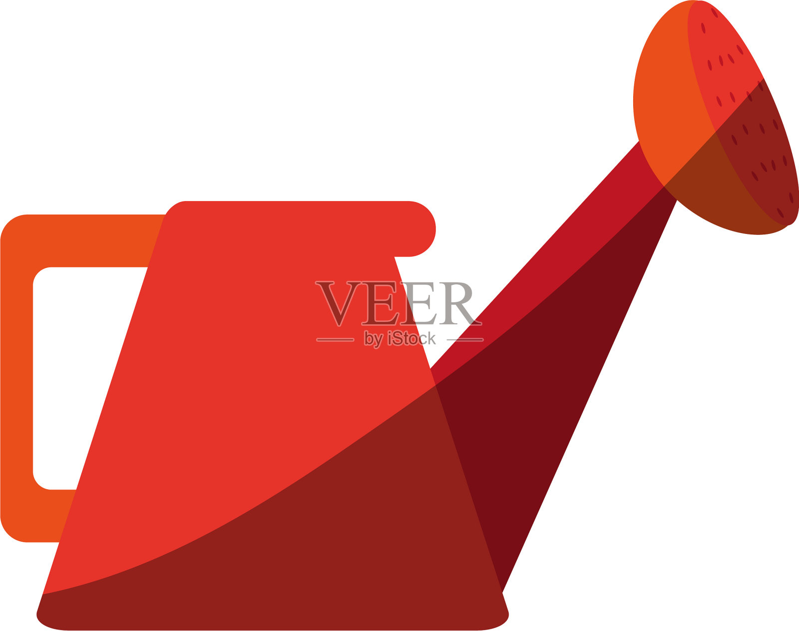 喷壶图标形象插画图片素材