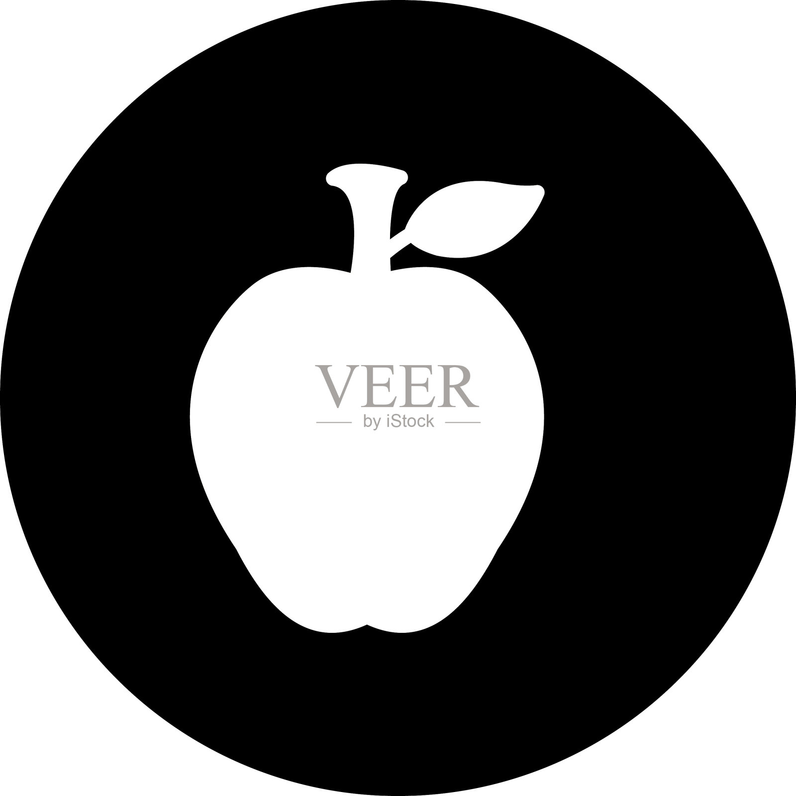 苹果图标插画图片素材