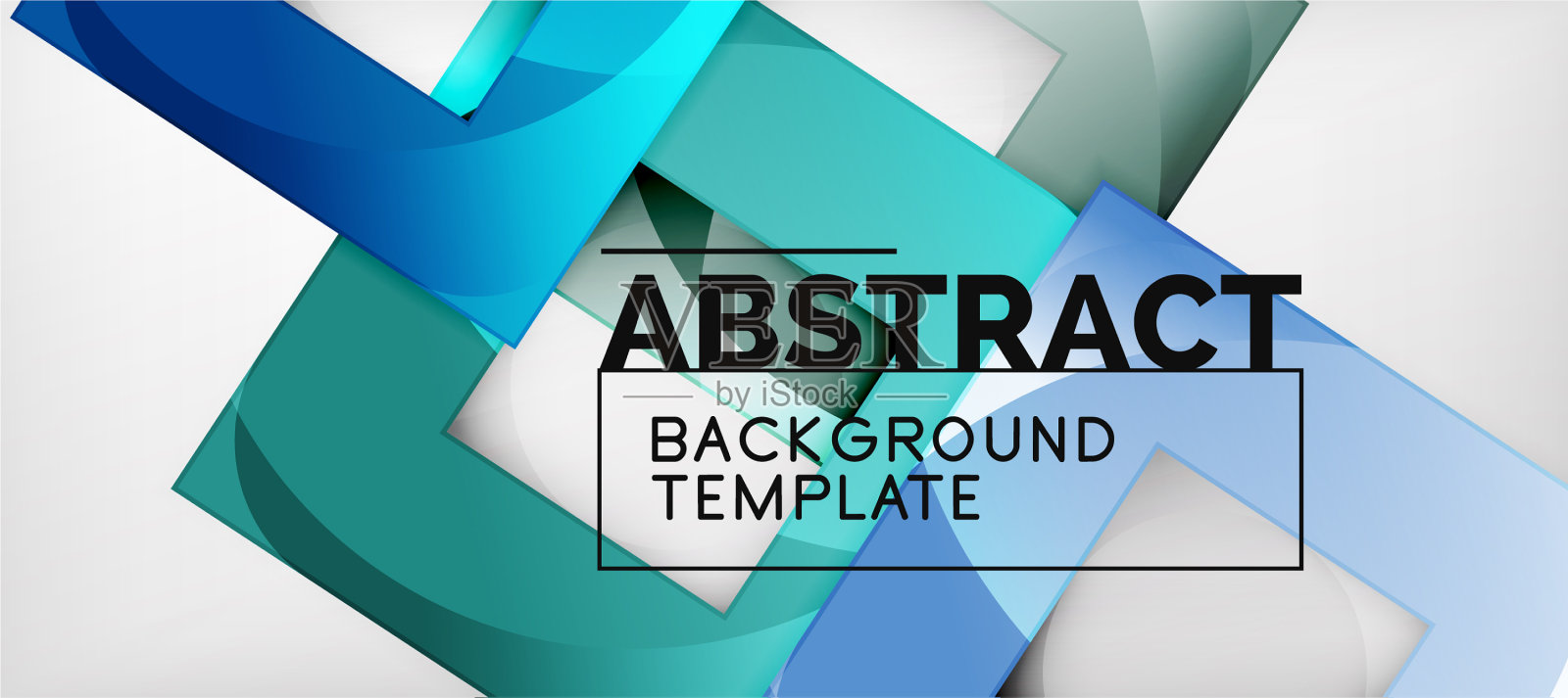 正方形背景上的灰色抽象正方形插画图片素材