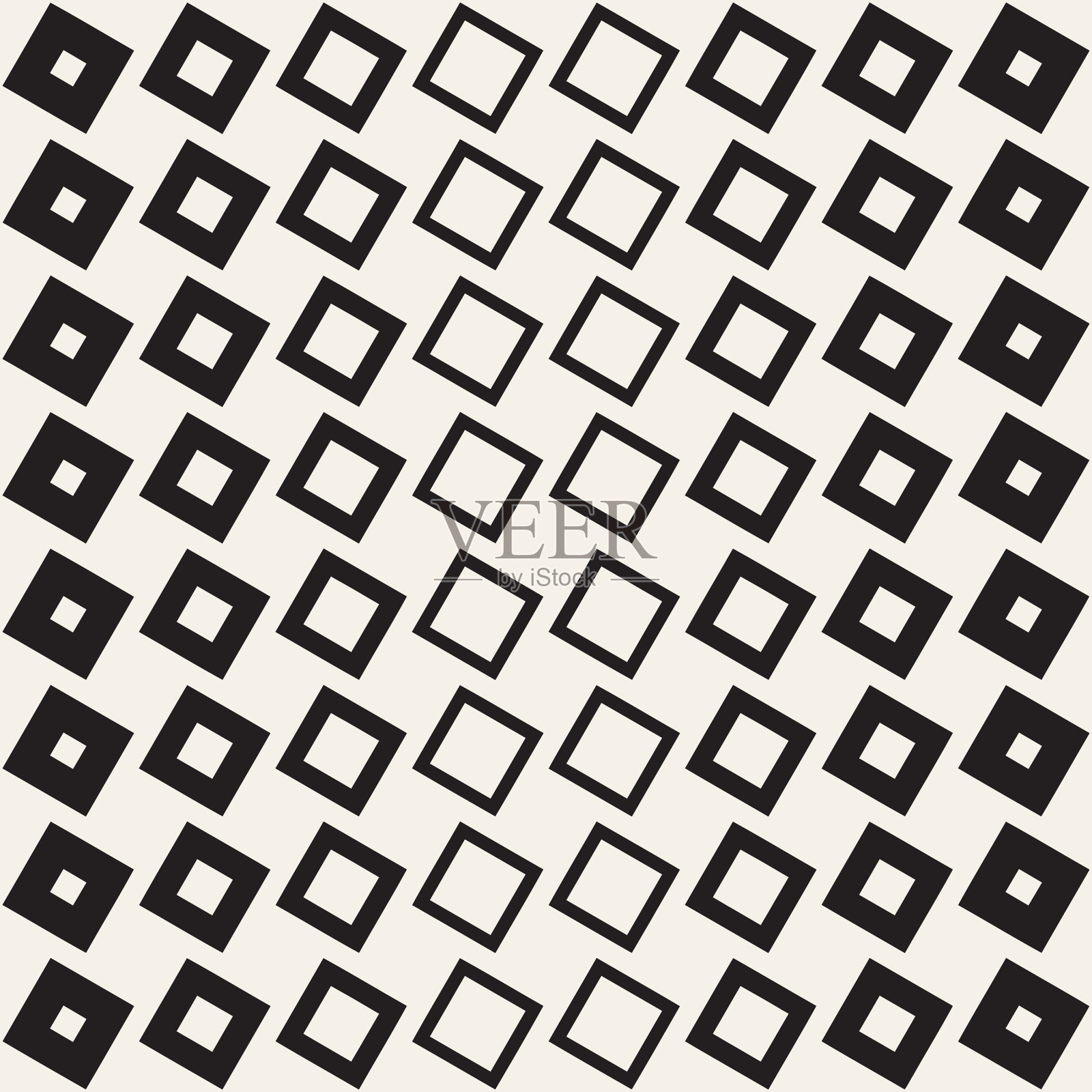 重复的几何矩形瓷砖插画图片素材