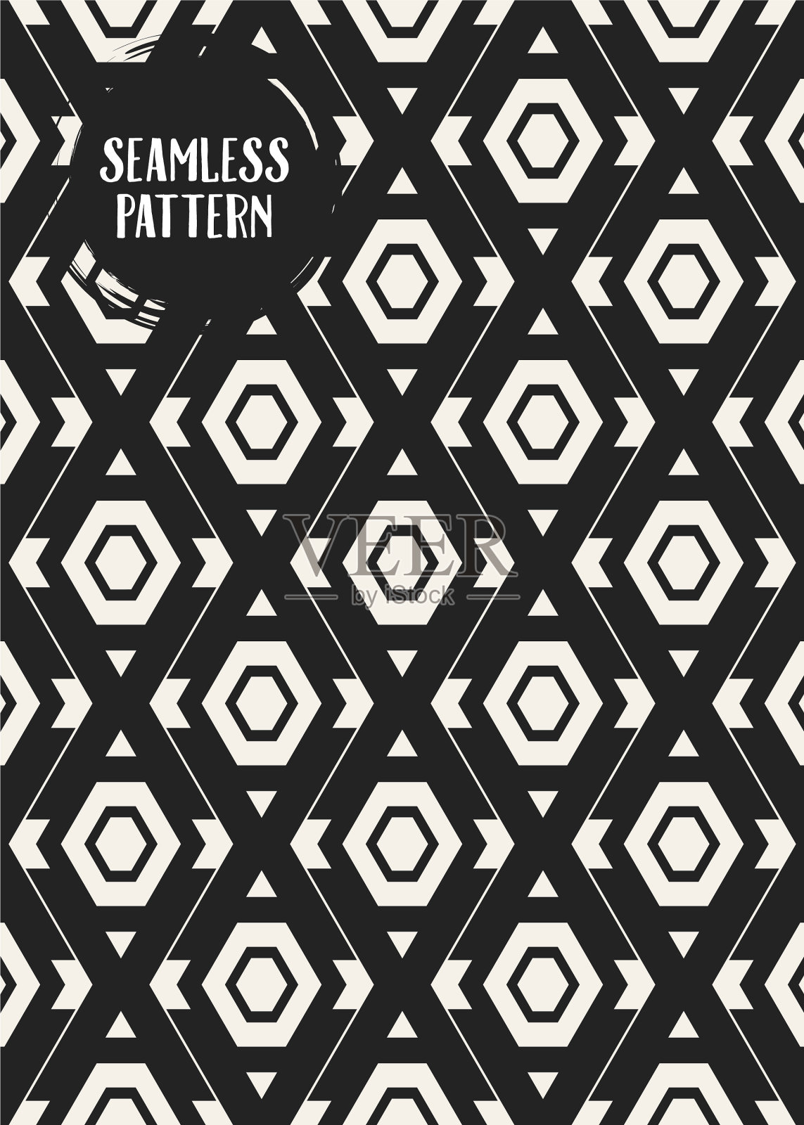 抽象概念单色几何插画图片素材