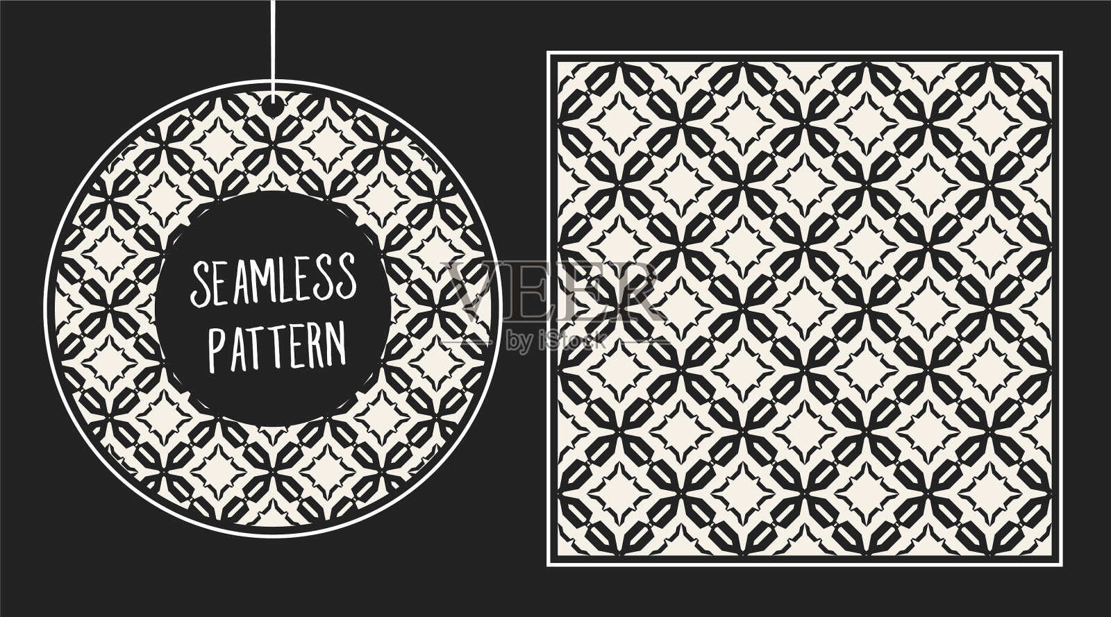 抽象概念单色几何插画图片素材