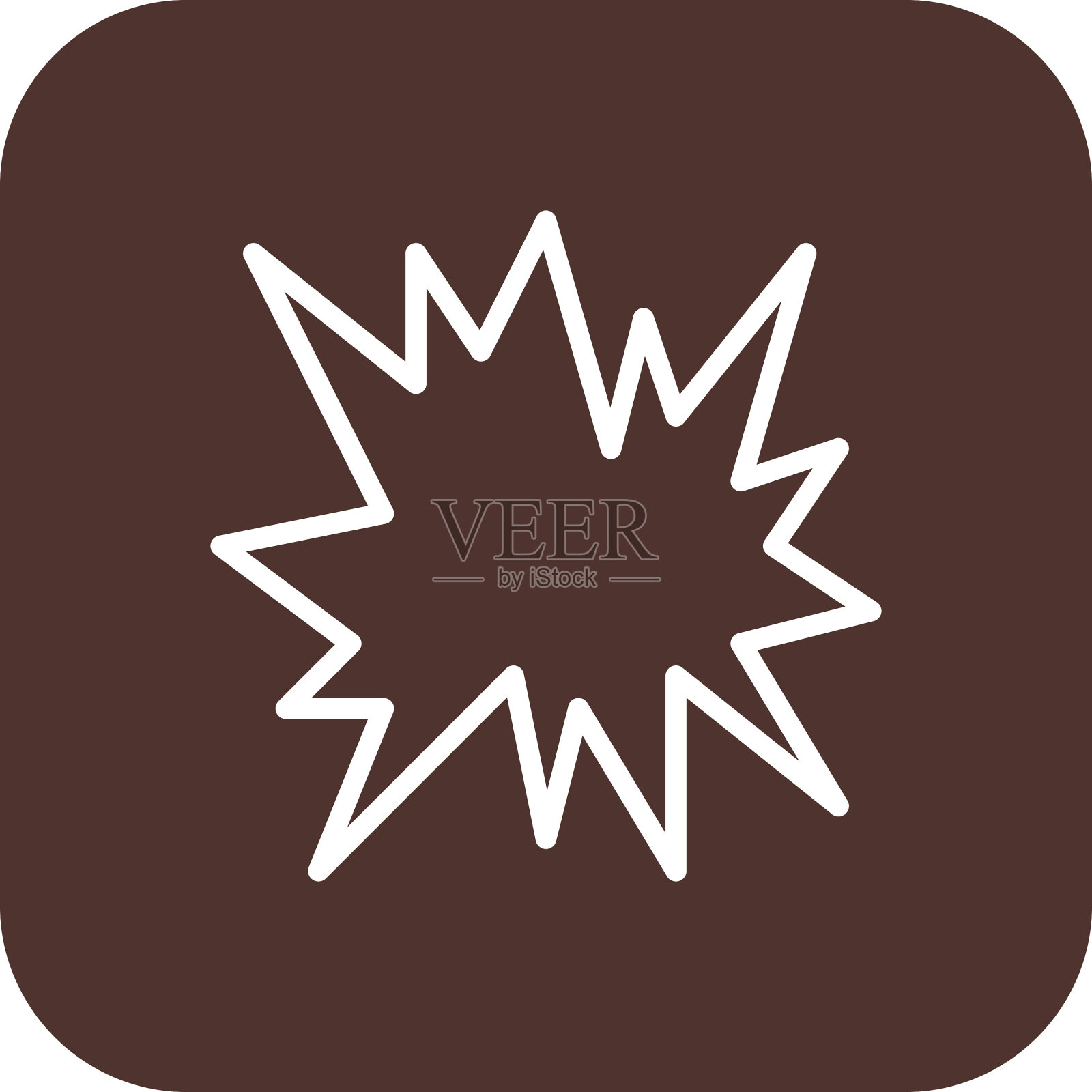 爆炸的图标插画图片素材