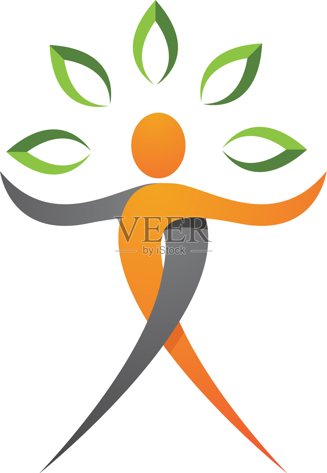 人物标志标志设计元素图片