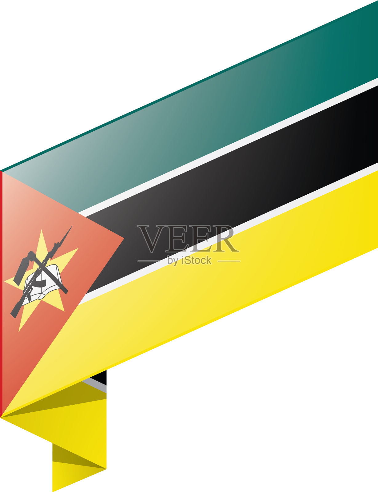 莫桑比克国旗设计元素图片