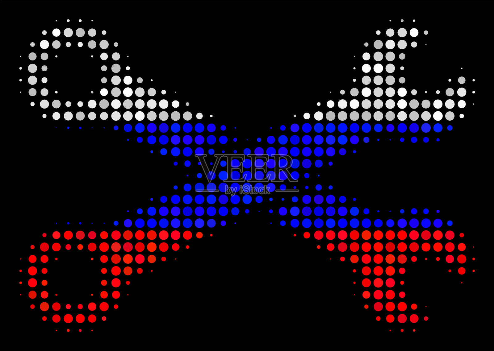 半色调俄罗斯扳手图标插画图片素材