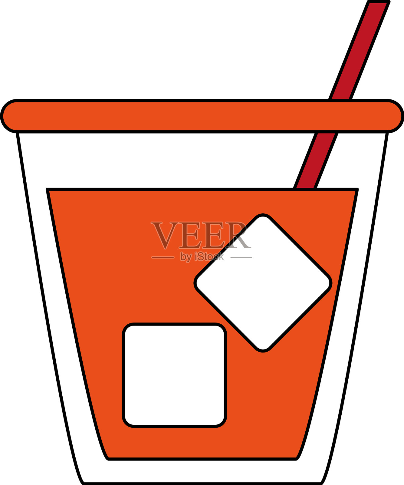 汽水可乐喝插画图片素材