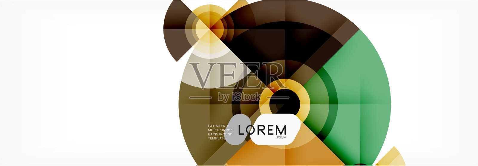 几何圆抽象背景创作插画图片素材