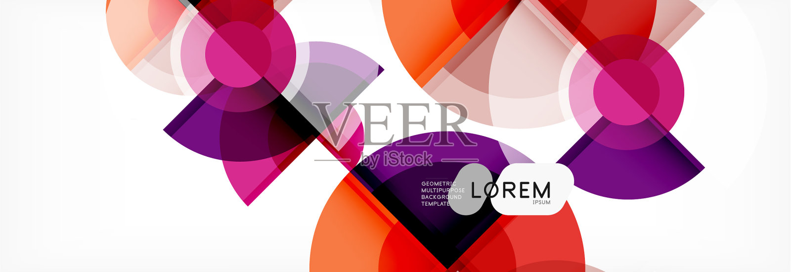 圆抽象背景插画图片素材