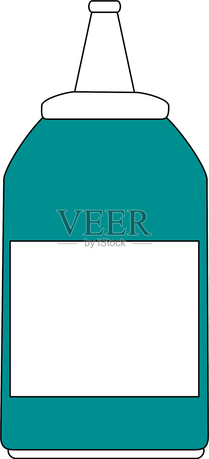 药瓶保健图标形象插画图片素材