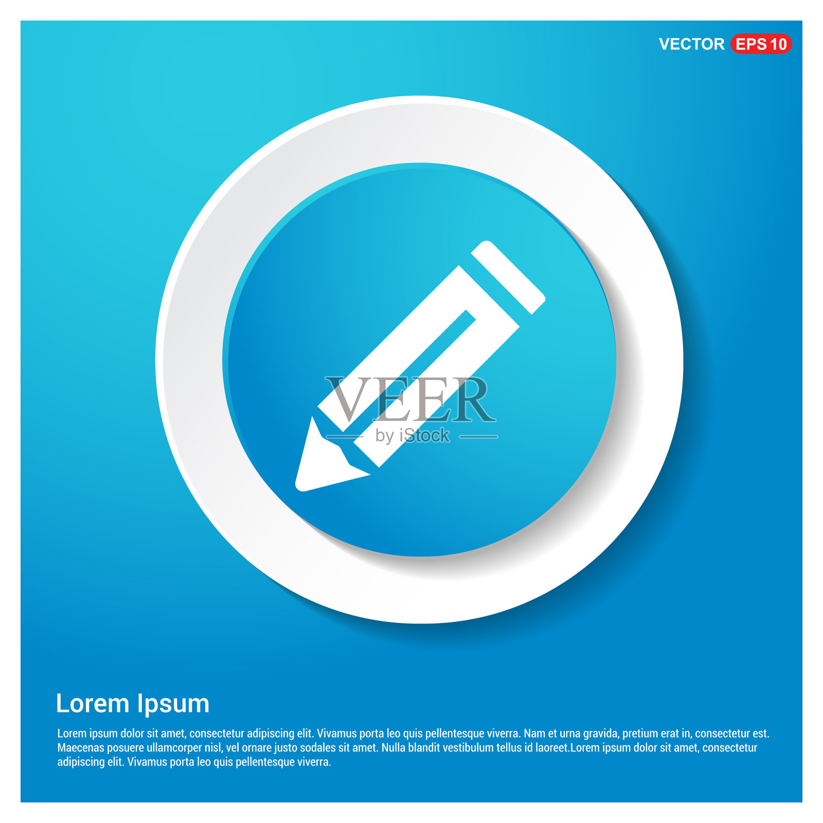 铅笔图标插画图片素材