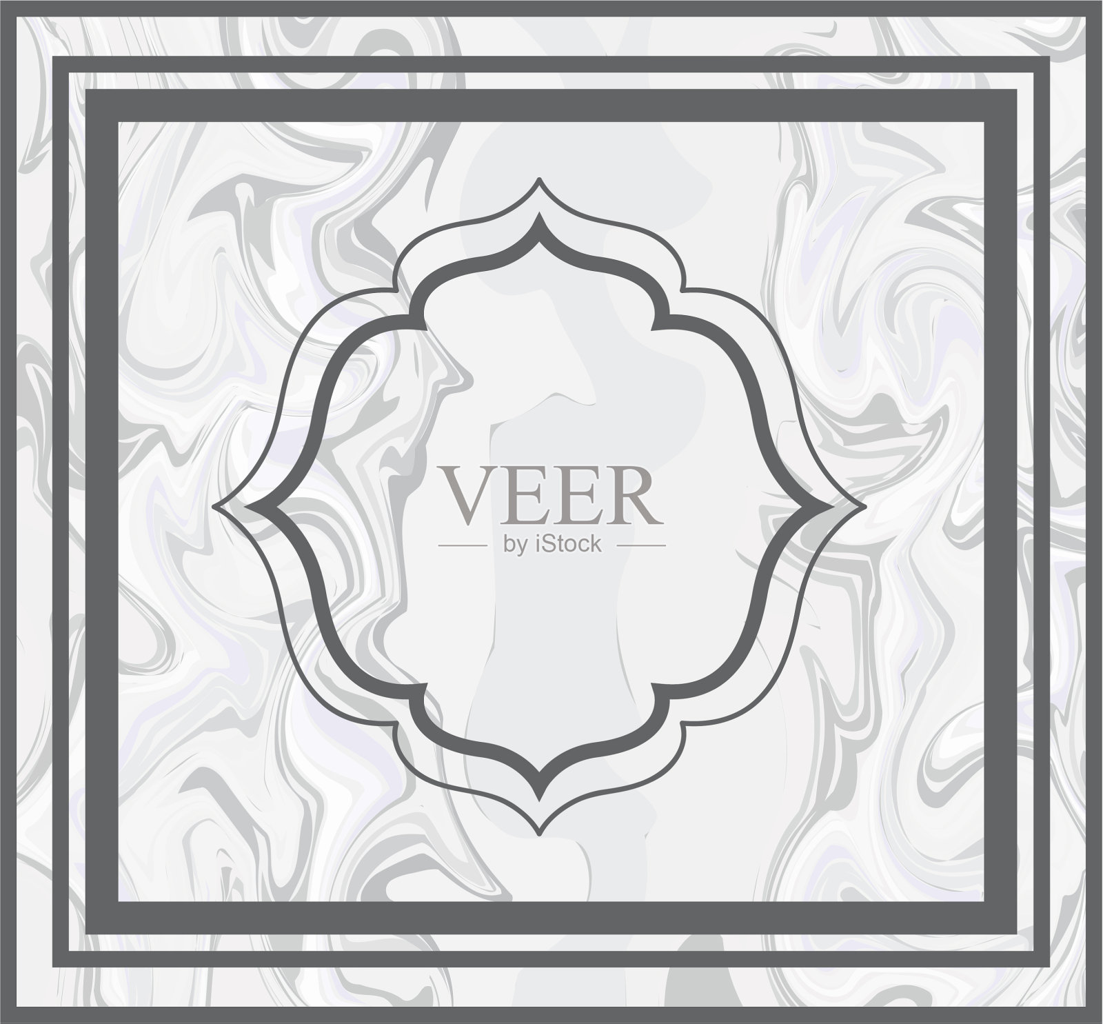 优雅的框架维多利亚孤立的图标插画图片素材