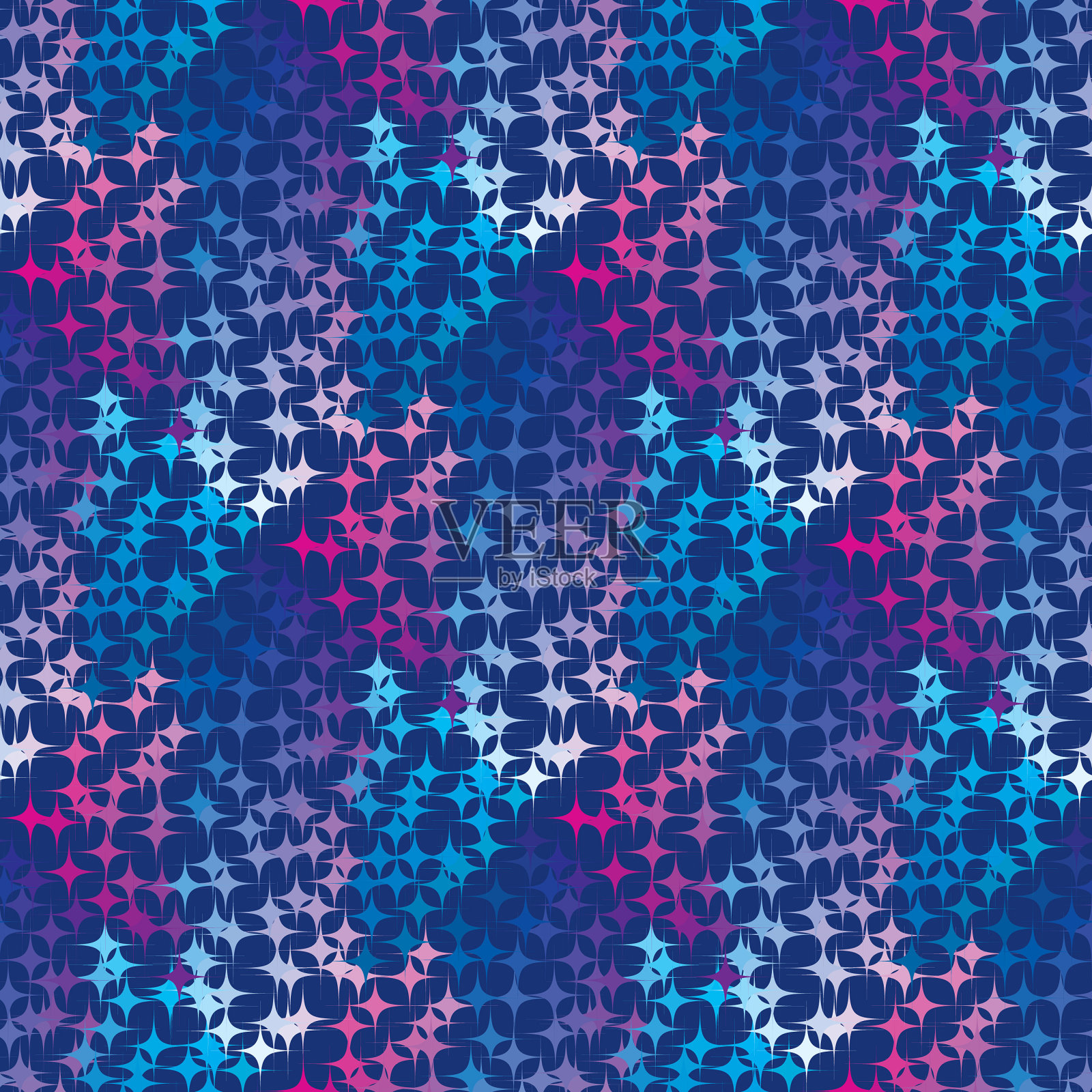 夜星装饰背景插画图片素材