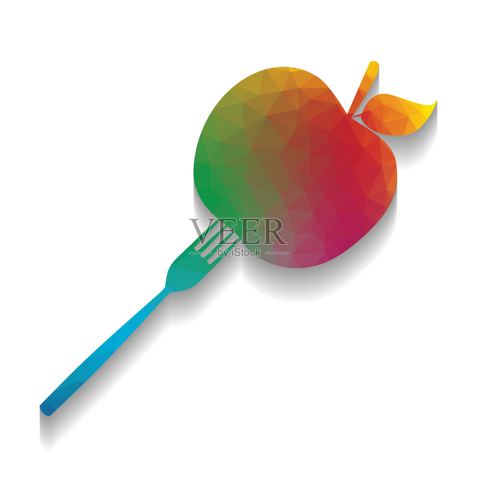 素食的迹象插画图片素材