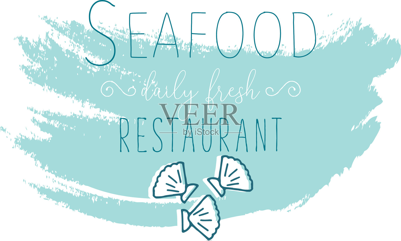 手绘海鲜设计元素图片