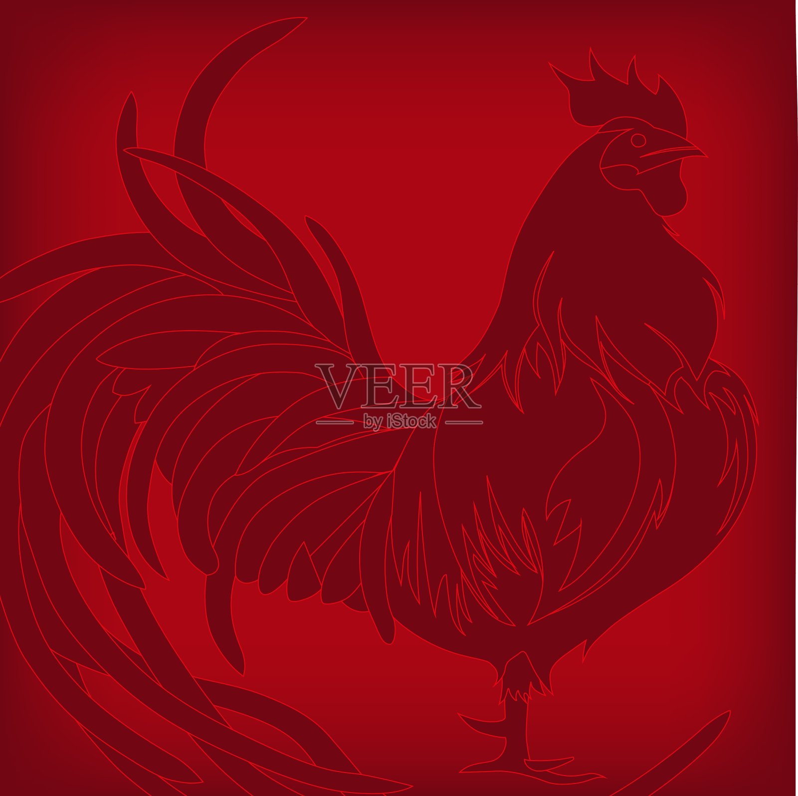 2017年春节快乐插画图片素材