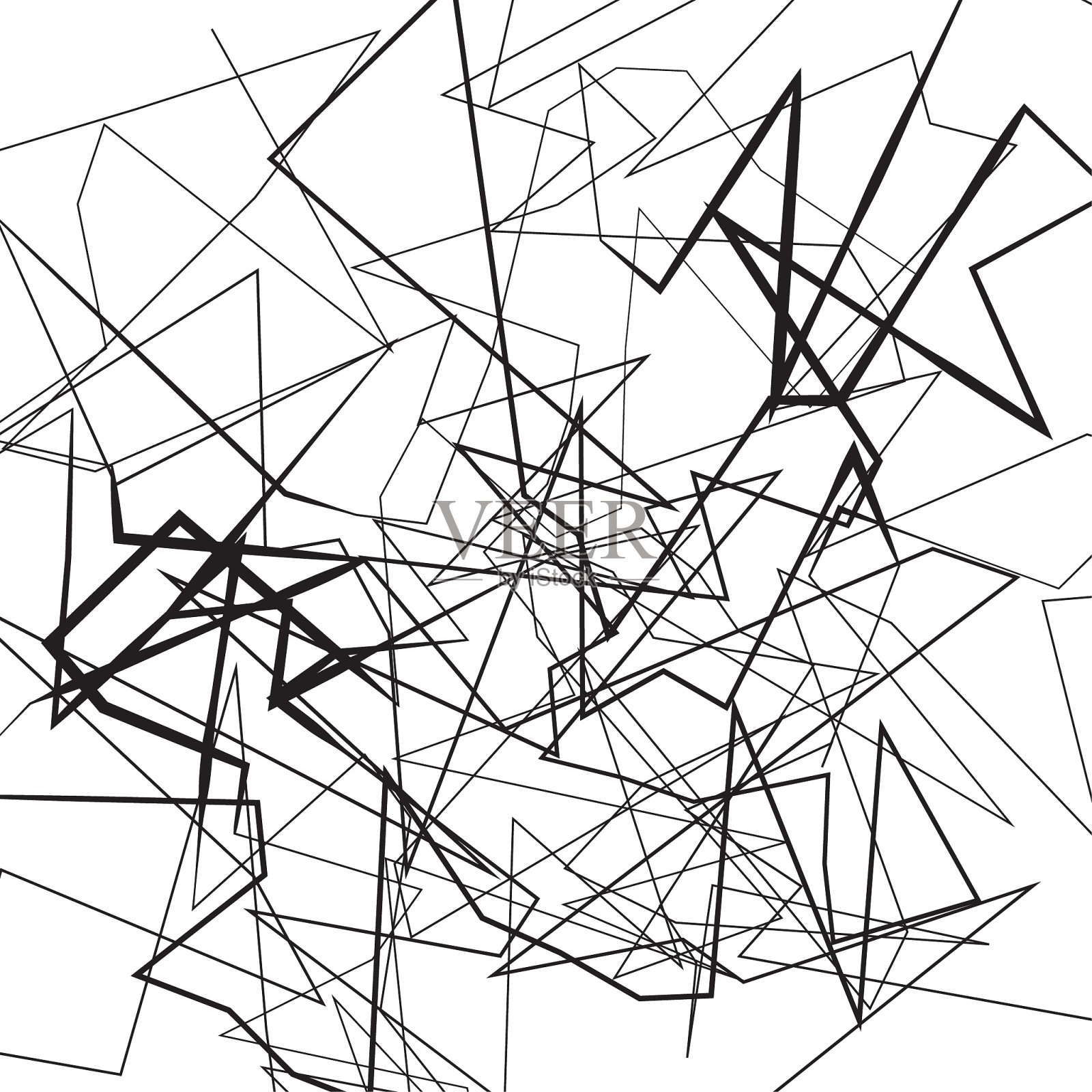 的不对称插画图片素材