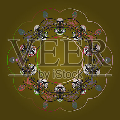 抽象结构插画图片素材