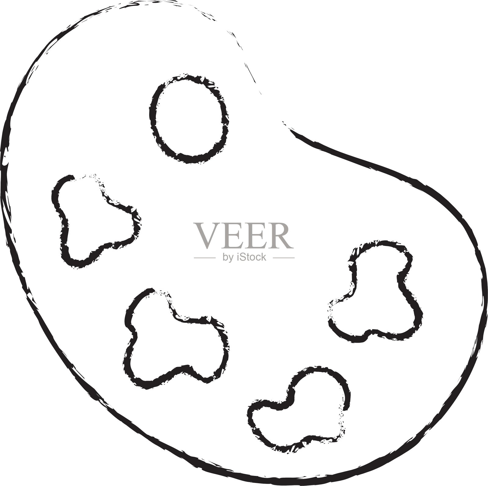 艺术漆面板插画图片素材