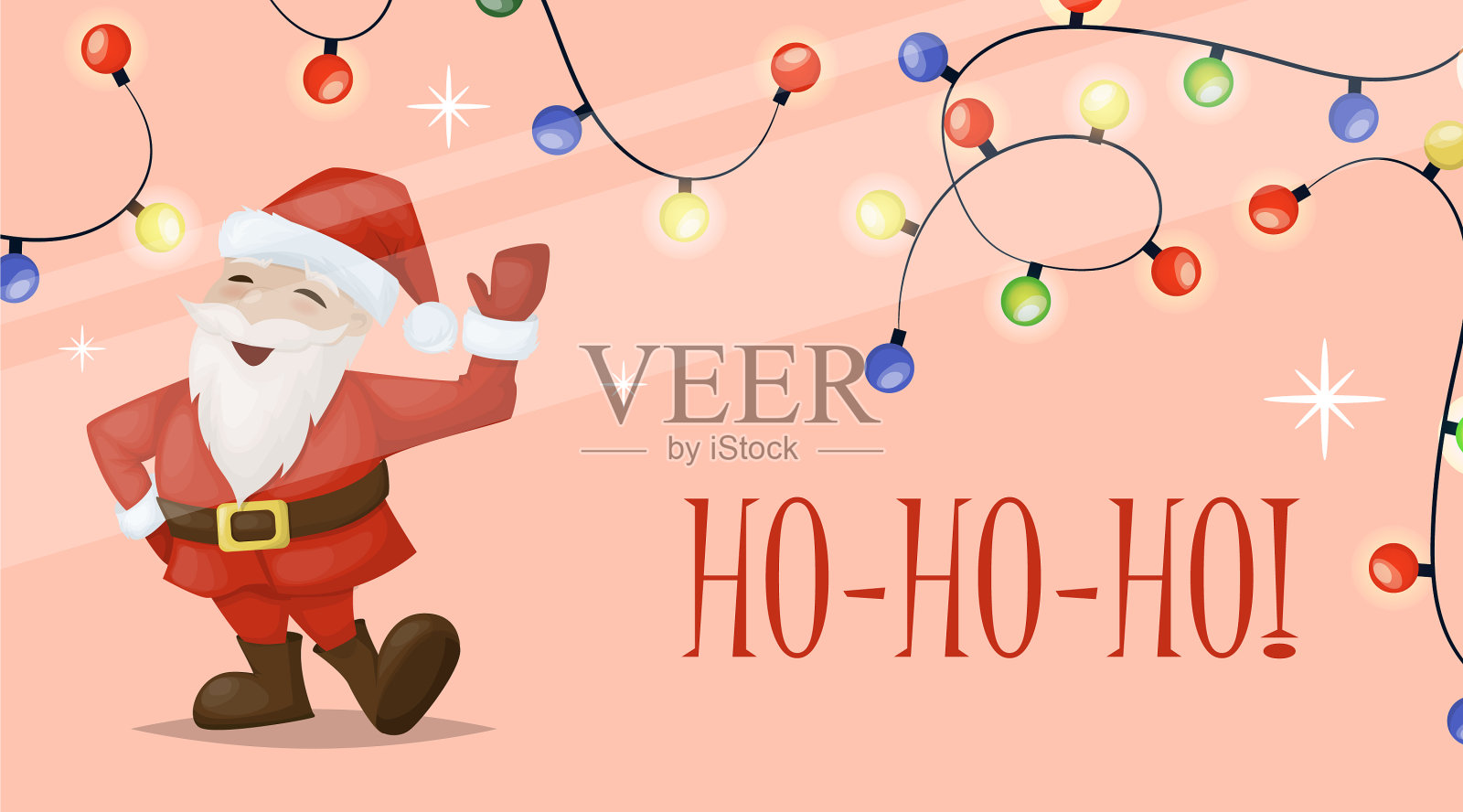 圣诞贺卡圣诞祝福装饰插画图片素材