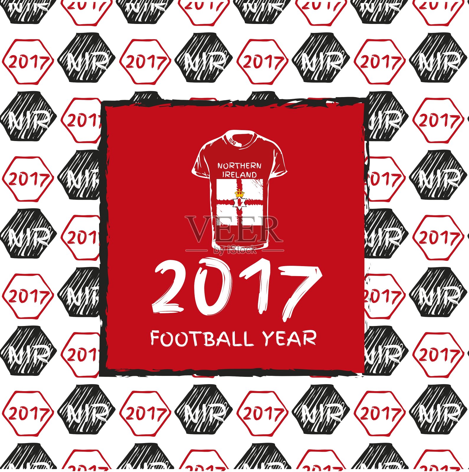 足球2017插画图片素材