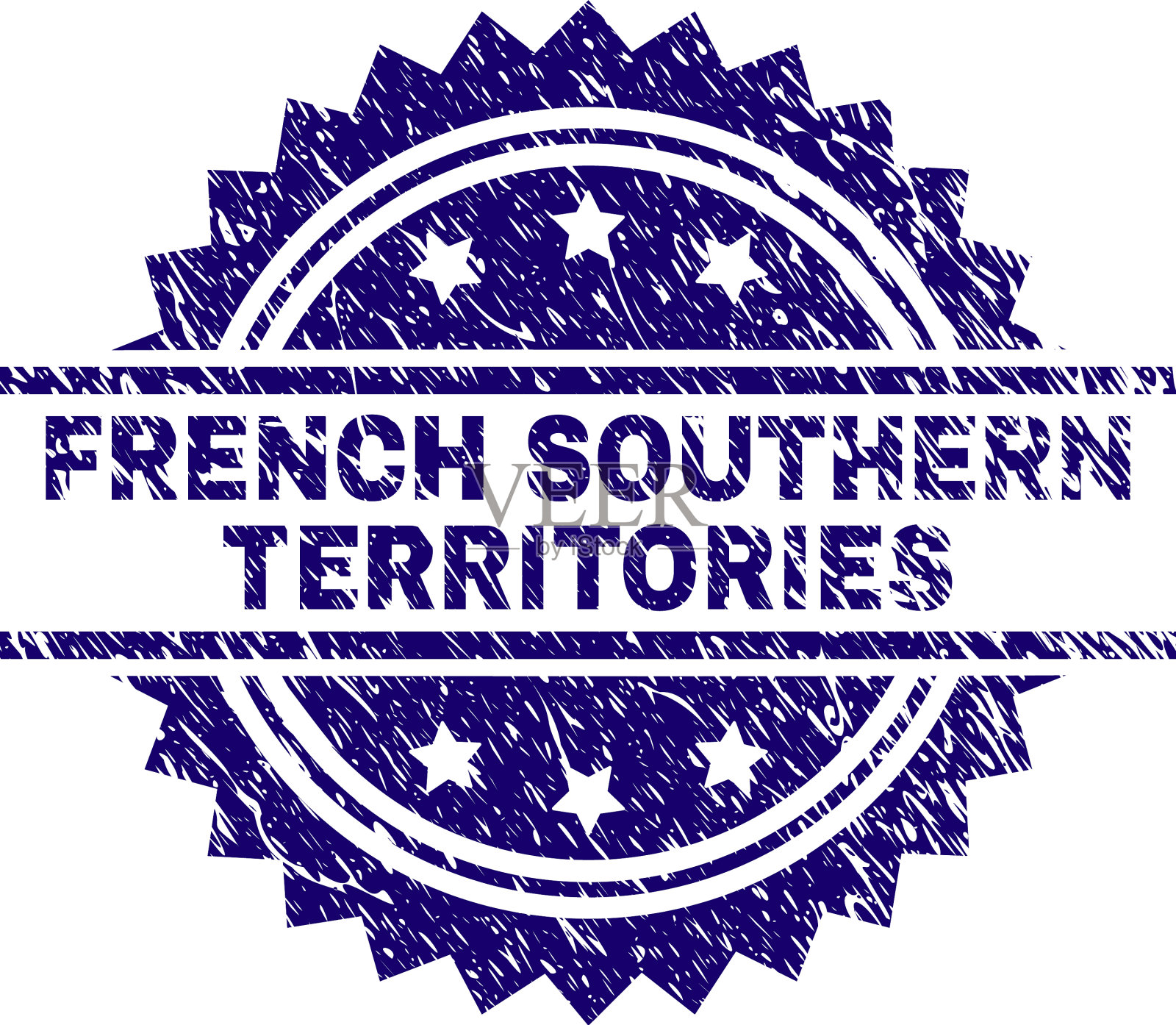 有划痕的法国南部领土插画图片素材