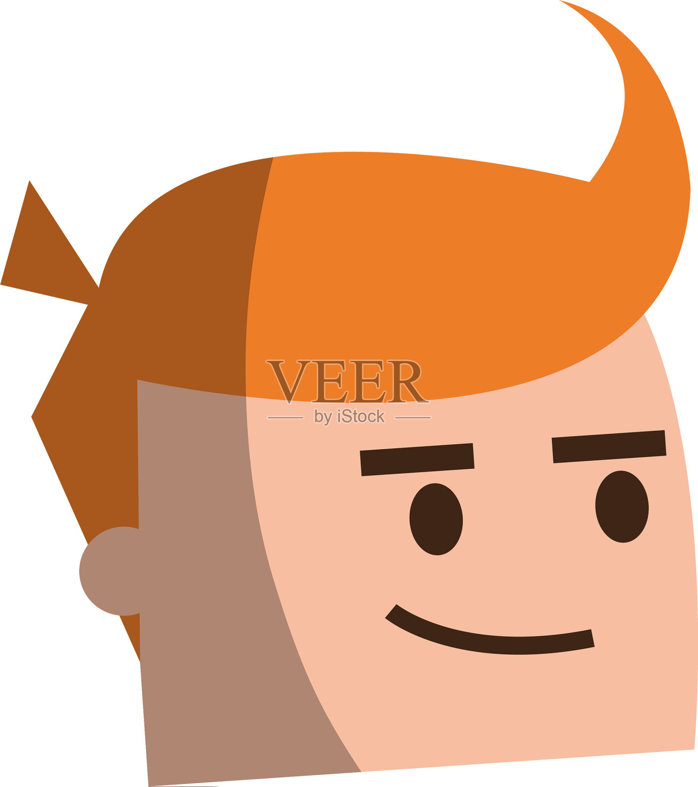 卡通人物头像图标形象插画图片素材