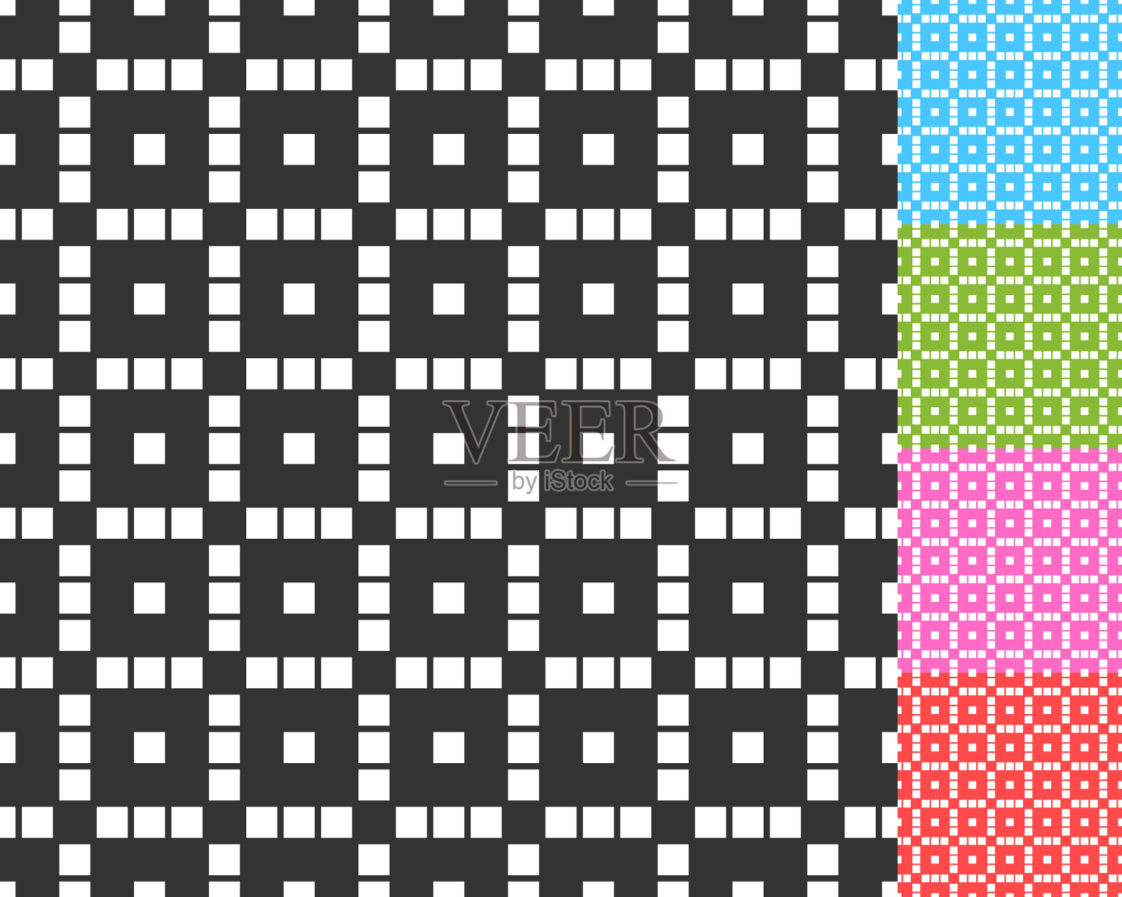 单色重复图案具有结构插画图片素材