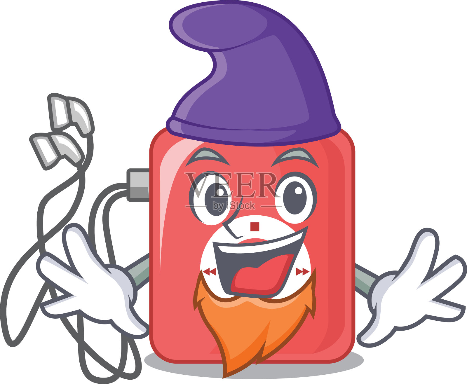 精灵mp3播放器的卡通形状设计元素图片