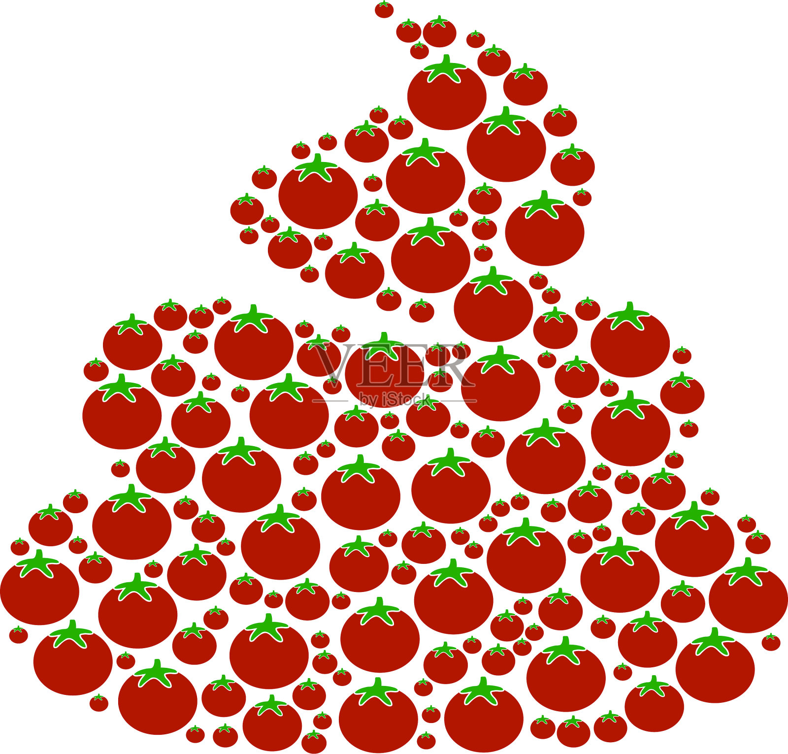 番茄粪便组成插画图片素材