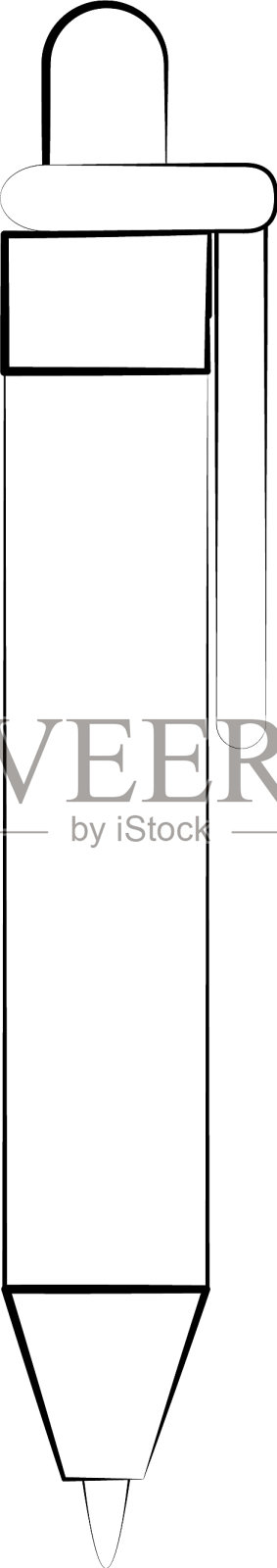 业务按笔插画图片素材