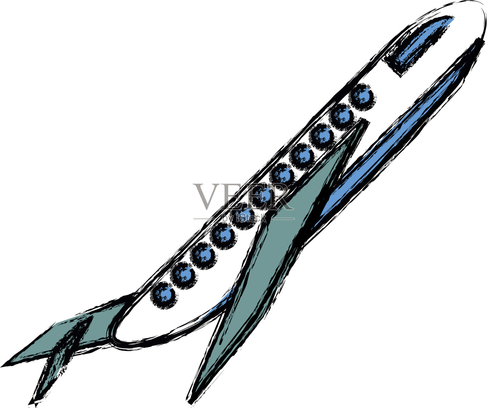 飞机飞机象征设计元素图片