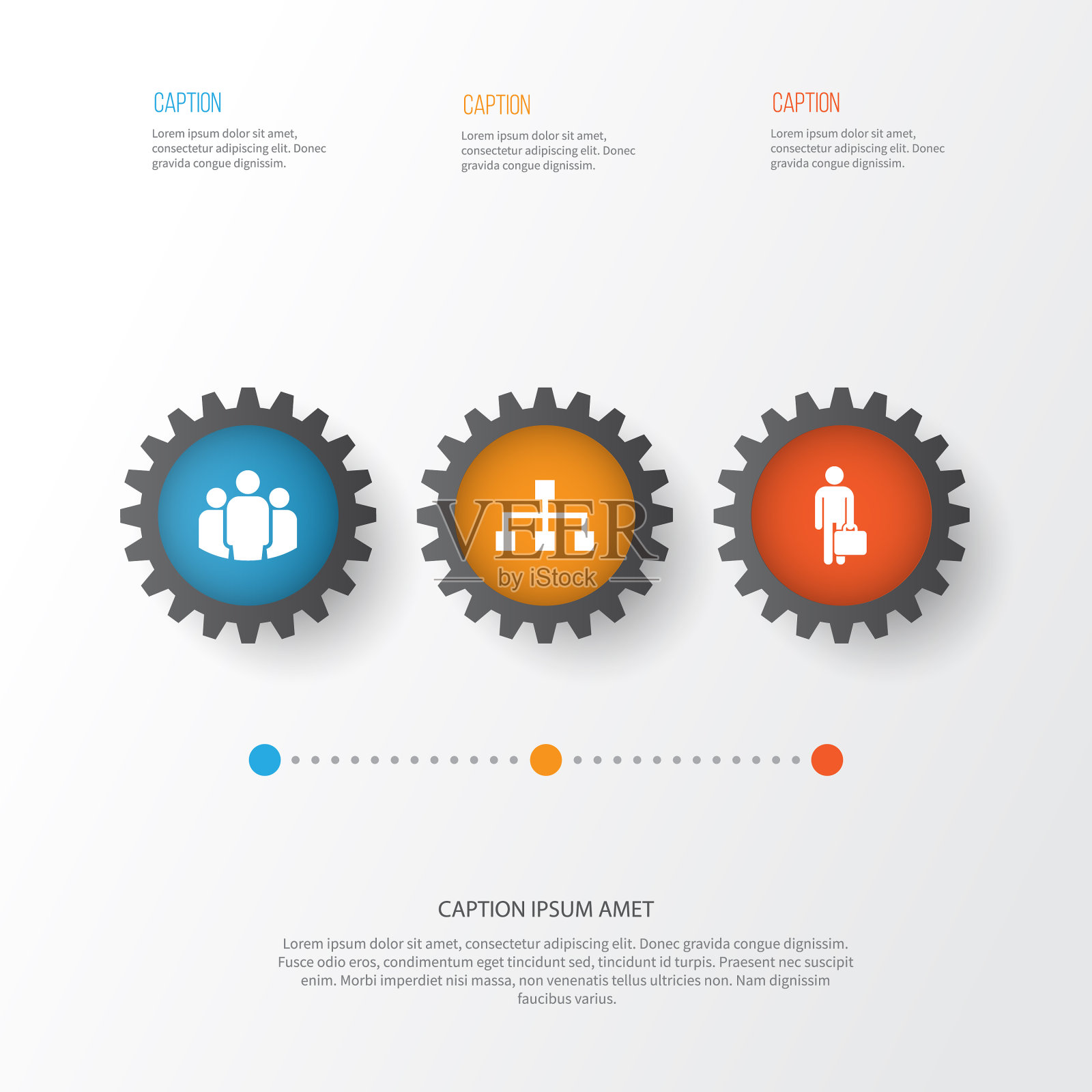 业务图标集层次结构组的集合图标素材