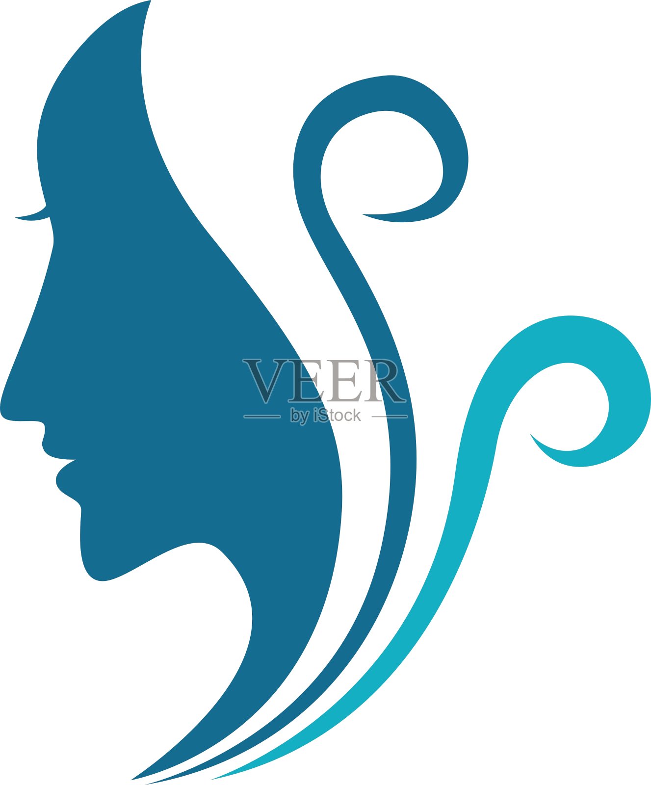 美女图标标志模板图标设计元素图片